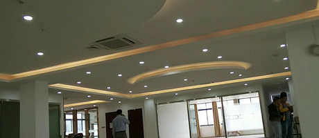 南寧裝修公司-韻達(dá)辦公室驗(yàn)收過(guò)程