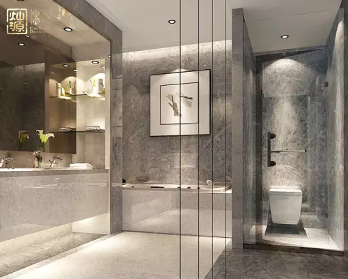 會(huì)所裝修-洗手間效果