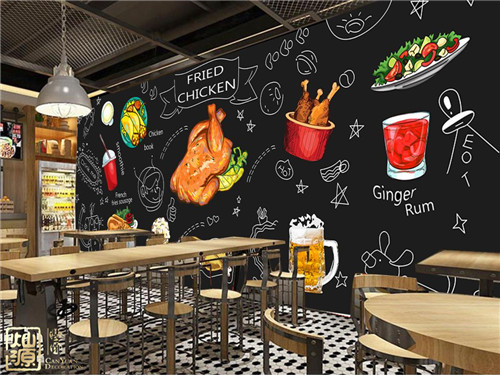 南寧餐廳裝修-主題墻面 南寧餐廳裝修-主題墻面