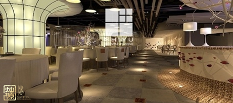 驚艷色調(diào)的餐廳設(shè)計(jì)，讓你不由自主的進(jìn)來(lái)