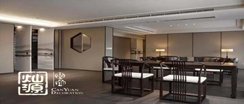 悠遠(yuǎn)傳統(tǒng)的中式南寧辦公裝修設(shè)計