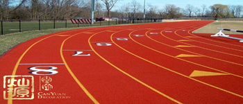 保障學(xué)生健康，南寧學(xué)校裝修拒絕毒跑道