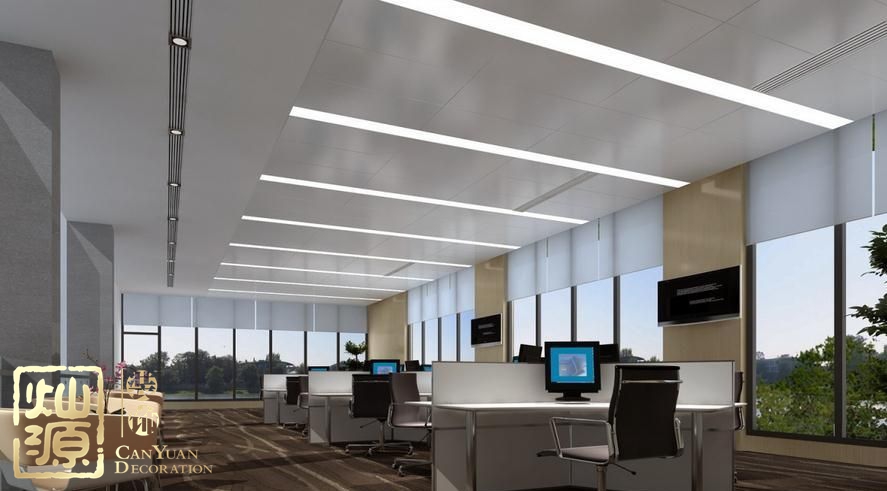 南寧寫字樓設(shè)計效果圖