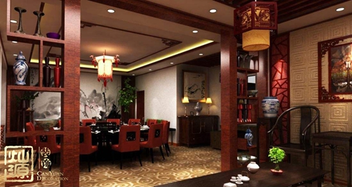 餐廳會(huì)所裝修效果圖