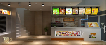 甜品店裝修能和人情感交流的色彩設(shè)計