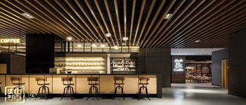 甜品店裝修空間布局和收銀臺設(shè)計