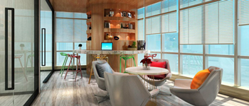 辦公室裝修秘籍之接待區(qū)如何實現(xiàn)差異化裝飾