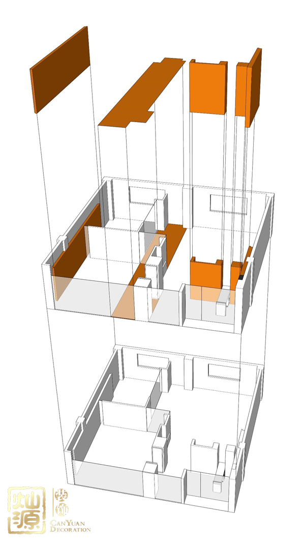互聯(lián)網(wǎng)公司辦公室設計亮點 設計師膽大到拆分結構了