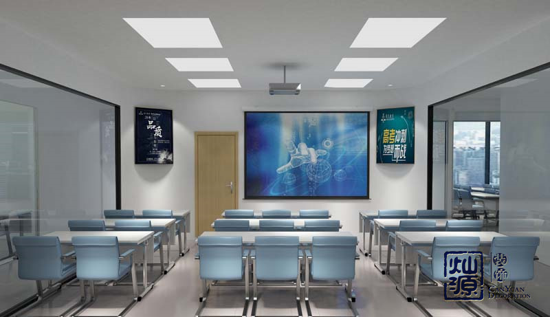 流量型培訓(xùn)學(xué)校裝修設(shè)計(jì)效果圖
