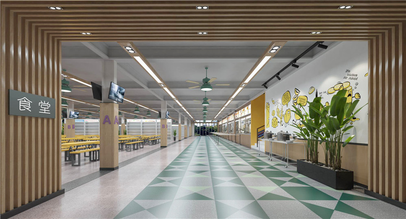 中學(xué)生食堂設(shè)計(jì)裝修三要素——關(guān)乎孩子的成長(zhǎng)未來