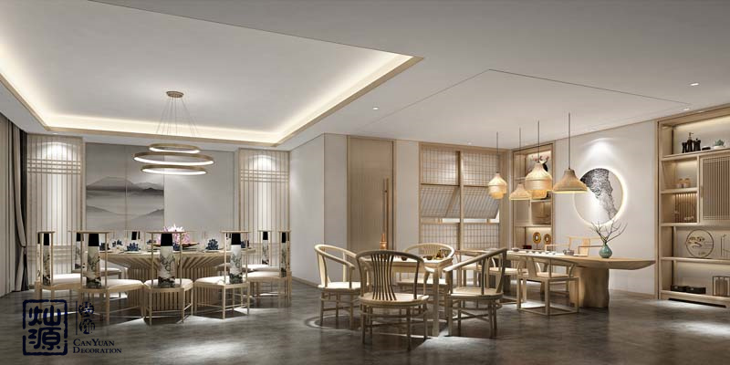 靜下來，感受生活—4w塊極簡風(fēng)茶藝生活館設(shè)計效果圖案例分析，你覺得值嗎？