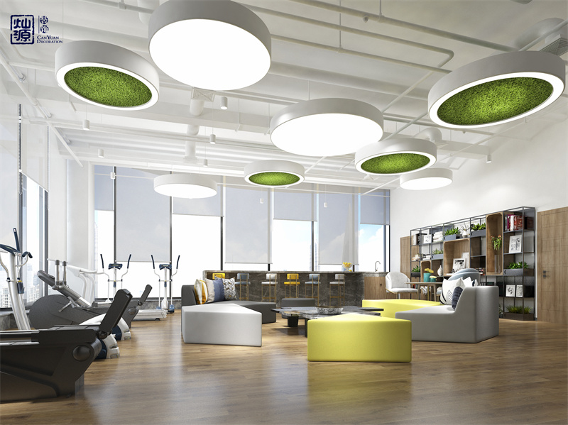 現(xiàn)代辦公室裝修設計效果圖&mdash;燦源裝飾