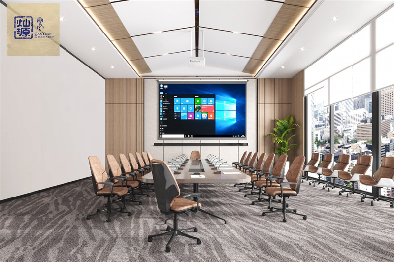南寧辦公樓裝飾裝修效果圖&mdash;燦源裝飾
