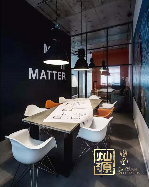 工業(yè)風(fēng)辦公室設(shè)計裝修效果圖&mdash;燦源裝飾