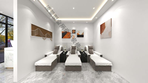 小平米按摩店設(shè)計裝修效果圖—燦源裝飾 小平米按摩店設(shè)計裝修效果圖—燦源裝飾