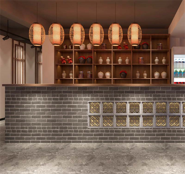 餐廳設(shè)計(jì)裝修效果圖&mdash;燦源裝飾