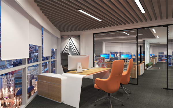 南寧辦公室裝修公司設計效果圖&mdash;燦源裝飾