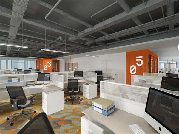 辦公室空間設(shè)計效果圖&mdash;燦源裝飾