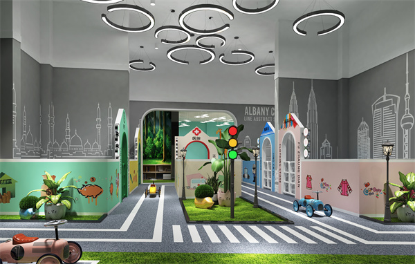 南寧幼兒園室內(nèi)設(shè)計效果圖&mdash;燦源裝飾