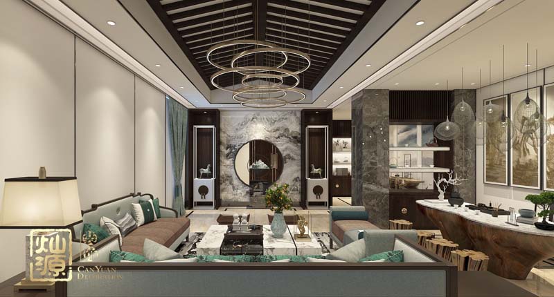 別墅設計接待區(qū)效果圖 別墅設計接待區(qū)效果圖