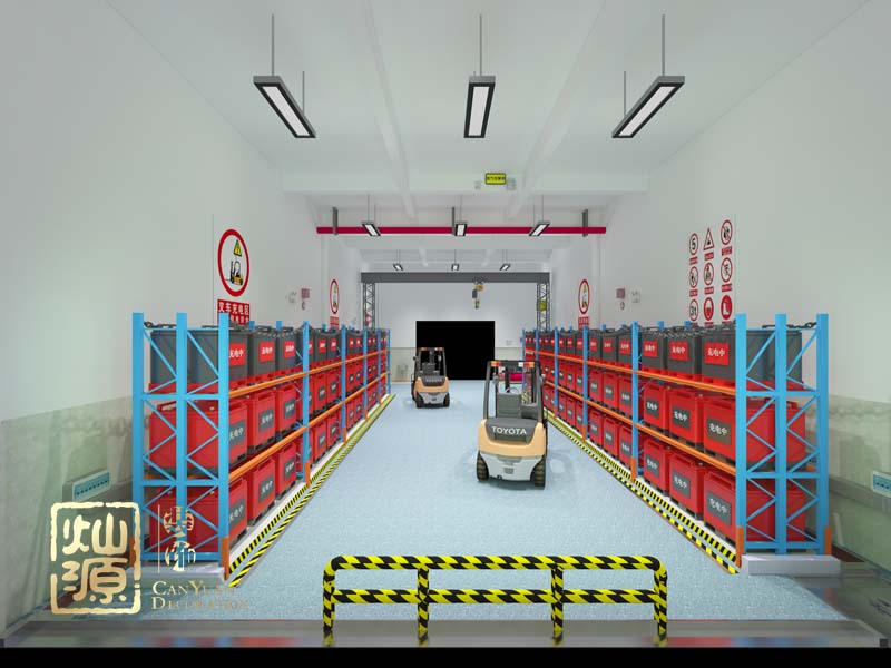 廣西太古可口可樂飲料有限公司叉車充電車間、維修車間改造設計案例