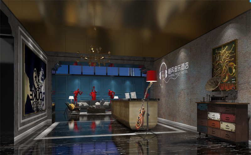 音樂主題酒店設計裝修案例-燦源裝飾 音樂主題酒店設計裝修案例-燦源裝飾