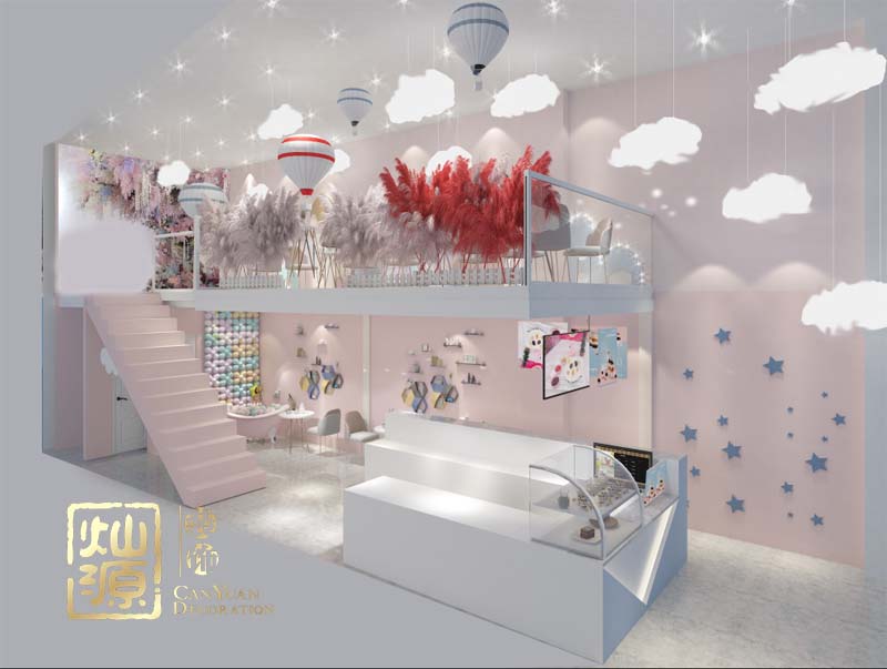 網(wǎng)紅奶茶店設(shè)計裝修