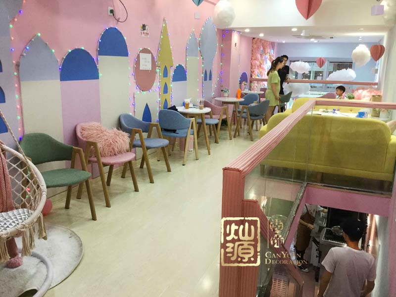 網(wǎng)紅奶茶店設(shè)計裝修