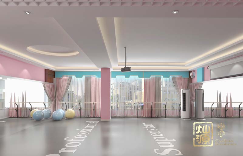 舞蹈培訓學校設(shè)計裝修效果圖