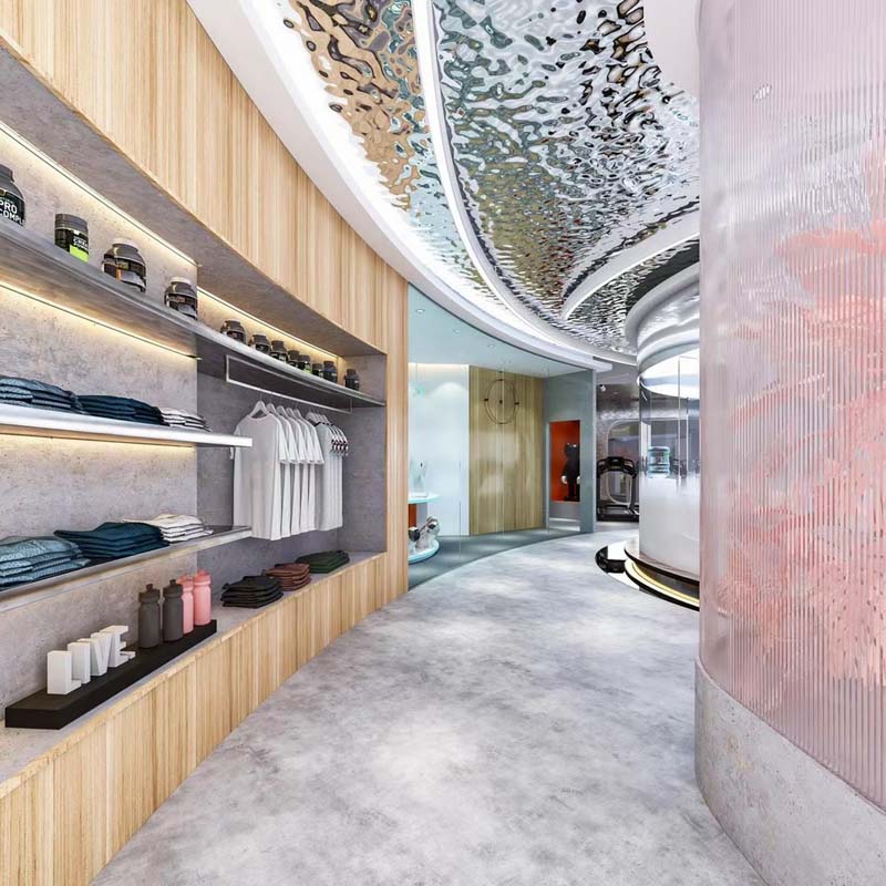 未來品質(zhì)感560平健身房設(shè)計效果圖案例賞析 未來品質(zhì)感560平健身房設(shè)計效果圖案例賞析