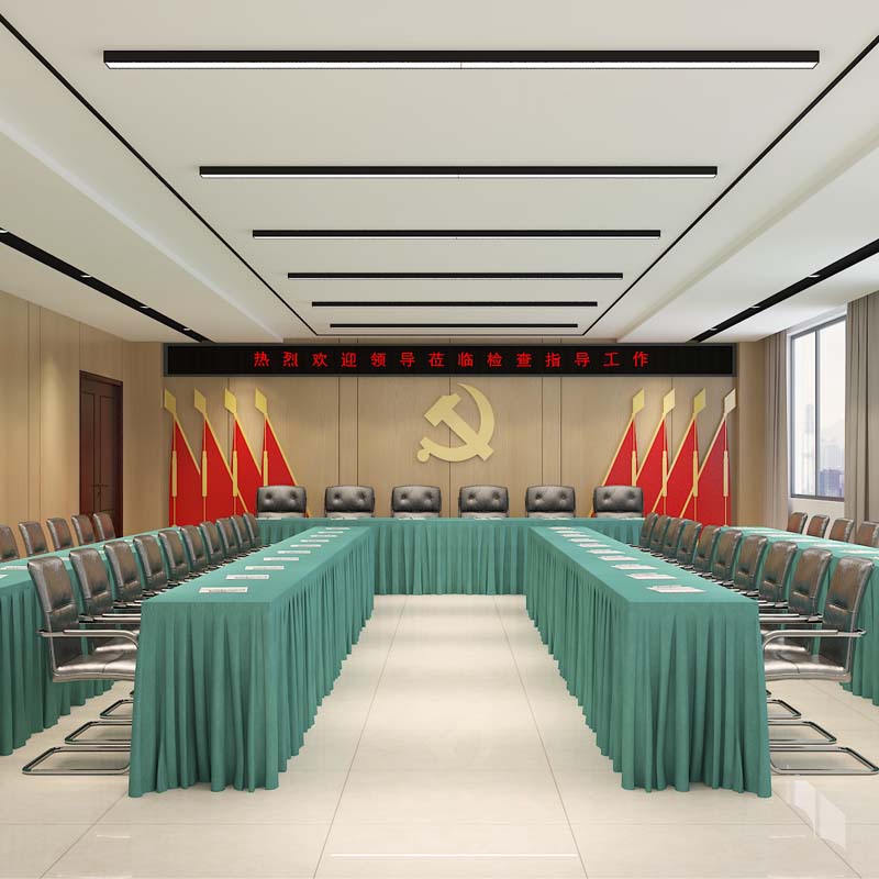 “特色定制、簡(jiǎn)約大氣”——中建西部南寧會(huì)議室餐廳設(shè)計(jì)裝修案例-燦源裝飾