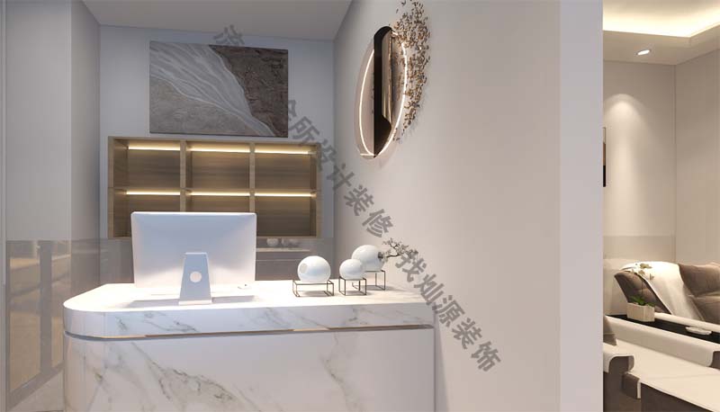 南寧足浴按摩會所設(shè)計裝修效果圖&mdash;大廳