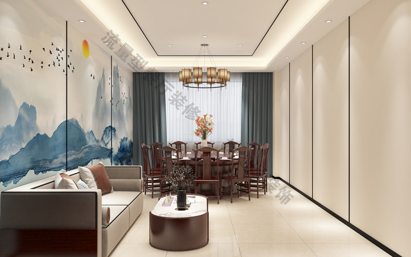南寧會議室餐廳設計裝修效果圖&mdash;燦源裝飾