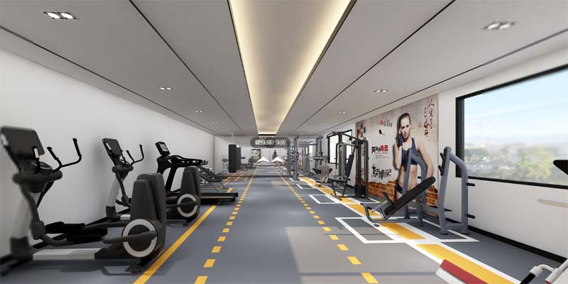 健身會(huì)所設(shè)計(jì)裝修效果圖&mdash;燦源裝飾