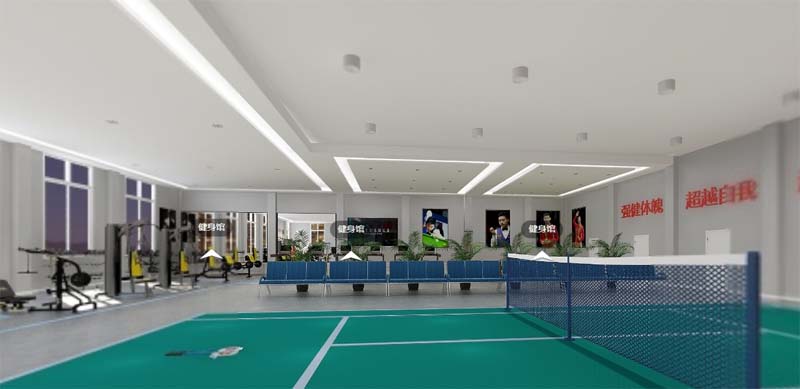 健身會(huì)所設(shè)計(jì)裝修效果圖&mdash;燦源裝飾