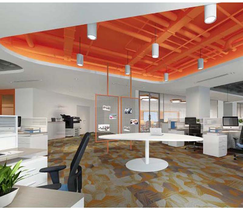 潮人潮色潮裝修，00后超愛(ài)辦公室設(shè)計(jì)裝修效果圖看這里！—燦源裝飾